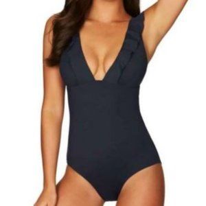 SEA LEVEL Frill Ruffle One Piece Swimsuit